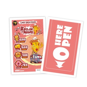 Wholesale High Quality Custom Scratch Off Lottery Tickets Pull Tabs Tickets Pull Tabs - Product Image 6