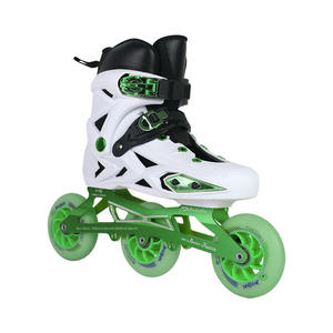 Patins à roulettes en fibre de carbone personnalisables OEM ODM Ruidongle pour enfants et adultes, ajustables, 3 roues, roulettes PU clignotantes - Product Image 1