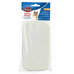 Serviettes hygiéniques Trixie L XL pour couches pour chiens, paquet de 10 - Product Image 1