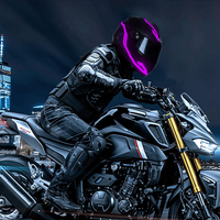 Bande lumineuse LED pour casque de moto, tendance et stylée, pour la sécurité nocturne, occasions spéciales comme le Ramadan et les remises de diplômes, couleurs personnalisables
