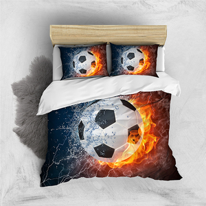 Hot Selling High Quality Summer 4 Pieces Set Fitted Polyester Fibre <strong>Football</strong> Bed Sheet - Product Image 6