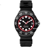 Nouvelle montre pour homme, mouvement à quartz authentique, 43 mm, calendrier, trois aiguilles, indicateur 24 heures, acier inoxydable 316, fermoir papillon, bracelet TA