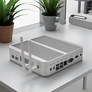 Win <span class=keywords><strong>10</strong></span> Linux Phần Cứng Máy Tính Để Bàn Vi Mô Lõi Máy Tính I3 7167U Mini Không Quạt Máy Tính Văn Phòng Với VGA USB WIFI - Product Image 1