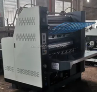Machine semi-automatique de laminage de carton ondulé pour carton et papier kraft, machine de collage pour boîtes en carton