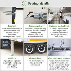 Nuovo Rimorchio Mobile per BBQ, Birra <span class=keywords><strong>alla</strong></span> <span class=keywords><strong>Spina</strong></span>, Cibo di Strada, Dessert e Caffè con Finestre di Vendita - Product Image 4