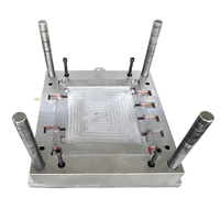 Moule d'injection plastique sur mesure pour accessoires de cage d'élevage en acier bleu de forme spéciale, pour l'équipement agricole et les pièces d'équipement pour animaux de compagnie