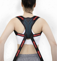Correcteur de posture respirant pour adulte, soutien dorsal et épaules, soulagement des douleurs du haut du dos, protection pour le bureau