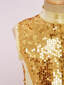 6-16 बच्चों की लड़कियों की लिट्यूनिक पूजा बॉलरूम नृत्य ट्यूनिक कपड़े गीतात्मक समकालीन नृत्य पोशाक प्रतियोगिता प्रशिक्षण - Product Image 4