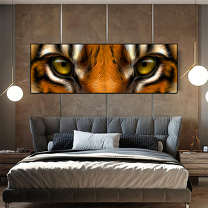 Citas motivacionales animales <span class=keywords><strong>Lobo</strong></span> Tigre pintura lienzo impreso pintura al óleo arte de la pared decoración moderna hogar para habitación de oficina - Product Image 5