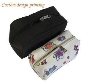 Pochette da Viaggio Riusabile in Nylon <span class=keywords><strong>Nero</strong></span> di Grande Successo per Cosmetici e Articoli da Toilette per <span class=keywords><strong>Uomo</strong></span> e Donna con Cerniera - Product Image 3