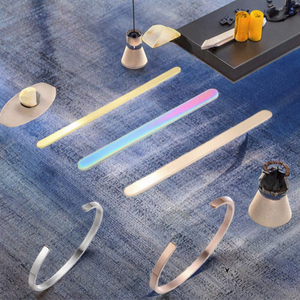 Tùy Chỉnh Thép Không Gỉ Kim Loại Phẳng Tay <span class=keywords><strong>Cuff</strong></span> Vòng Đeo Tay Khoảng Trống Dọc <span class=keywords><strong>Cuff</strong></span> Trống Thẳng Thanh Vàng Laser <span class=keywords><strong>In</strong></span> <span class=keywords><strong>Bangle</strong></span> - Product Image 3