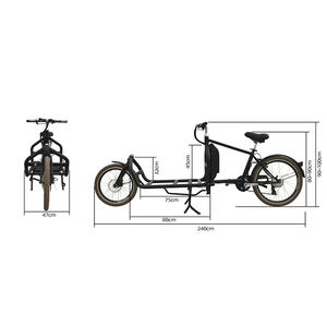 <span class=keywords><strong>2022</strong></span> vélo <span class=keywords><strong>cargo</strong></span> électrique puissant à 2 roues pour la famille ou les voyages 500W longue portée personnalisé électrique livraison de nourriture vélo électrique - Product Image 6