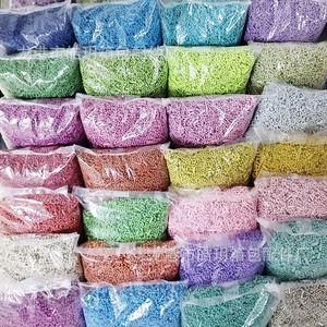 Cadena de cuentas de colores para sala de estar, cadena de cuentas onduladas, accesorio de joyería DIY, cadena, colgante de cadena colgante Guka lacado - Product Image 2