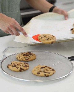 Penutup cipratan minyak saat menangkap daging 13 inci baja tahan karat pelindung percikan lemak layar percikan minyak untuk penggorengan - Product Image 5