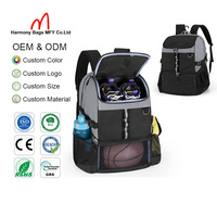 Sac de football personnalisé de haute qualité, sac de basketball, sac à dos avec compartiment pour ballon et chaussures