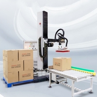 Palettiseur robotisé électrique de 150 kg, machine d'empilage automatique pour emballages alimentaires, de boissons, de cartons, de sacs, de films et de bois