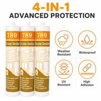 Scellant silicone neutre pour fenêtres en aluminium, 300 ml, vente en gros, directement de l'usine chinoise leader