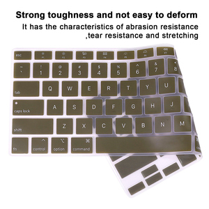 ฝาครอบคีย์บอร์ดซิลิโคนสีปกติสำหรับ macbook air 13 <span class=keywords><strong>M1</strong></span> A2337 2020 ฝาครอบคีย์บอร์ดคอมพิวเตอร์ - Product Image 4