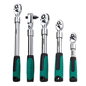 Clé à cliquet télescopique extensible de 1/2 pouce à dégagement rapide en acier au chrome-vanadium de qualité industrielle, personnalisable OEM, garantie 1 an - Product Image 3