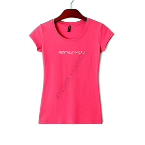 เสื้อยืดลำลองแขนสั้นผ้าฝ้าย120GSM สำหรับผู้หญิงเสื้อยืดผ้านุ่มระบายอากาศได้ดีไซส์ใหญ่พิเศษขายส่งโลโก้ตามสั่ง - Product Image 5