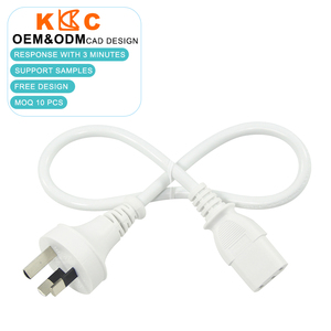 SAA 3 Pin IEC C13 <b>Power</b> Extension Cord 250V Replacement <b>Cable</b> for Computer Monitor Scanner - Product Image 1