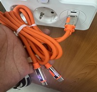 Kabel Data Multifungsi 100% Tembaga USB Type-C ke Type-C 1M, Pengisian Daya Super Cepat 120W 6A, untuk Ponsel