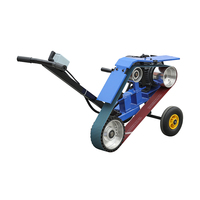 Machine de finition de surface et de meulage de précision à bande abrasive manuelle à vitesse variable portable pour applications industrielles