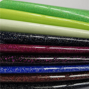 Tela de Microfibra de Cuero Sintético PU con Brillo, Material Impermeable para Zapatos - Product Image 4