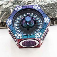 Jeu de dés polyédriques 7-en-1 en alliage de zinc et métal moulé sous pression pour D&D, TRPG, Cthulhu, COC, personnalisable, 2000 pièces