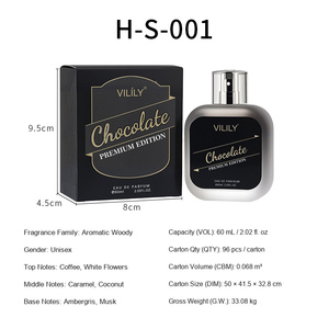<span class=keywords><strong>Perfume</strong></span> Unisex Gourmand en Aerosol de 60 ml, Aromas a Café, Vainilla, Chocolate y Coco, OEM, ODM, Marca Privada, Venta al por Mayor, Fragancia Corporal en Caja - Product Image 4