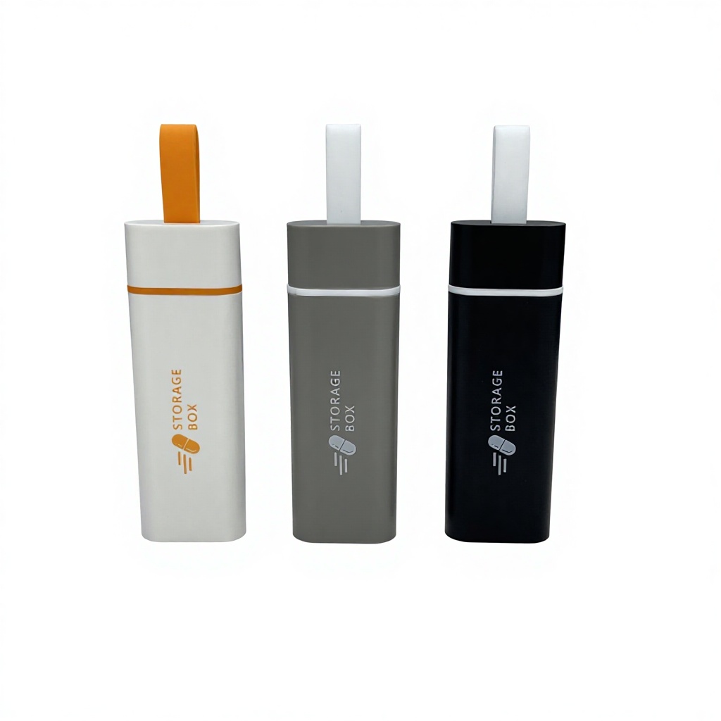Cross-border HT004 China Portable Plastic Three-Compartment Medicine Box Elderly Small Size Moisture-Proof Pill Storage