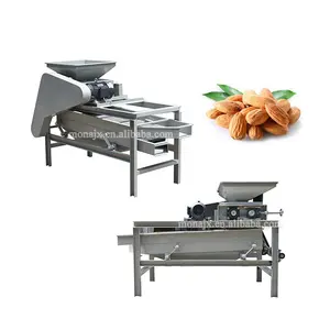 Factory Price Almond Dehulling Apricot Kernels Cracking Shell Separating Machine Palm Nut Breaking Machine price