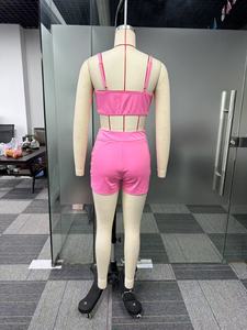 Elegante Conjunto de Tres Piezas para Mujer, Chaleco de Color Sólido, Chaqueta con Cuello Camisero, Pantalones Cortos, Moda - Product Image 5