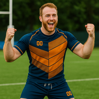 Aibort Premium Rugby Kit personalizado OEM fábrica muestra gratis incluye cuello Polo Jersey pantalones cortos chaqueta con capucha gorra calcetines bolsa