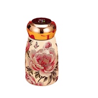 D5197 Taza de Viaje de Acero Inoxidable con Estilo Chino, Mini Taza de Regalo de Moda, Botella de Agua de Bolsillo, Termo de Vacío con Pantalla de Temperatura