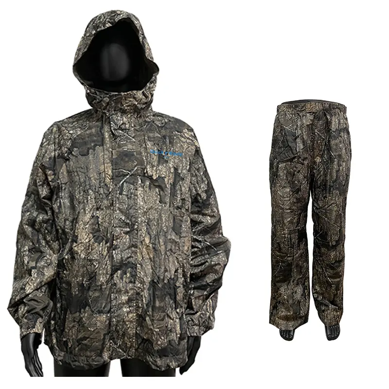 Quiet Soft Shell Waterproof Insulated Quilted Hunting Clothing Jacket