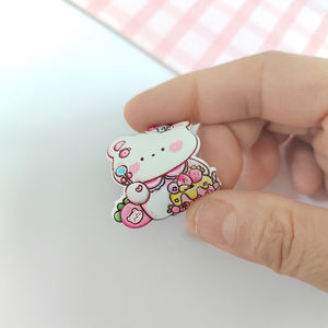 플래너, 노트북을 위한 맞춤형 화면 인쇄 방수 귀여운 토끼 스티커 - Product Image 6