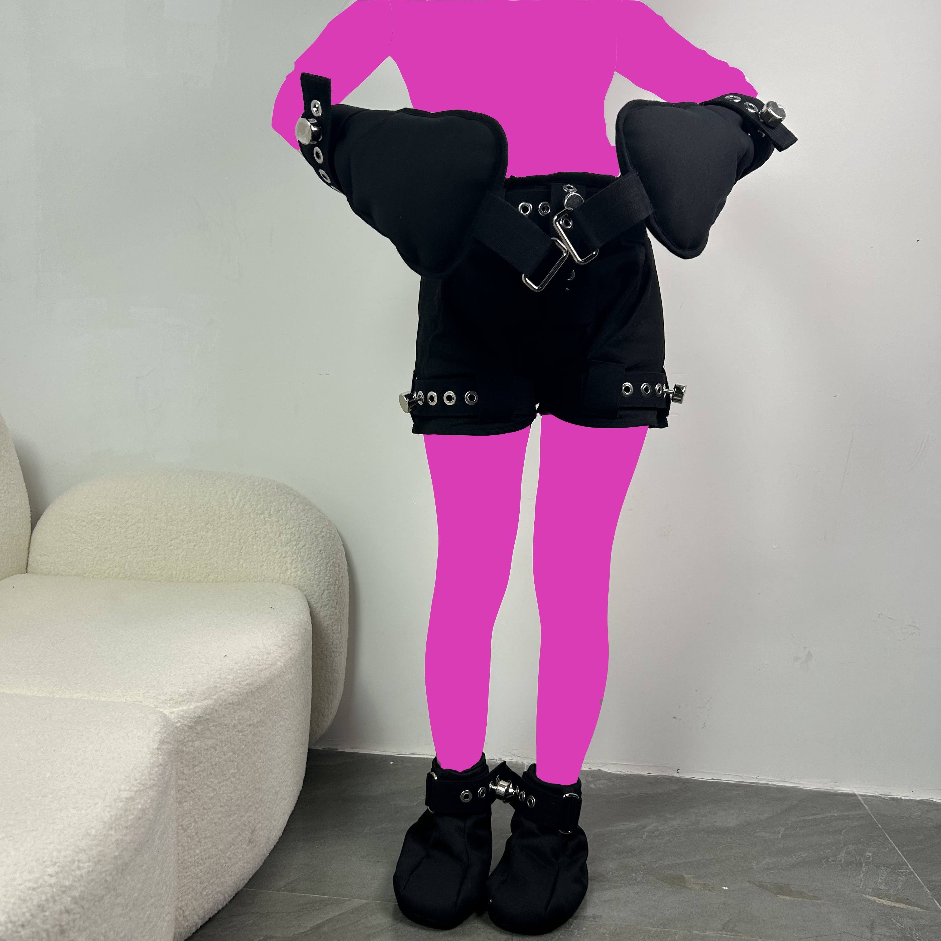 Noir avec 7 serrures