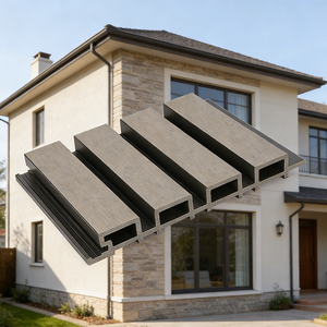 Panel de Revestimiento Exterior WPC de Fácil Limpieza, Directo de Fábrica, Tablero de Pared Exterior Duradero para el Mercado Comercial y el Hogar - Product Image 1