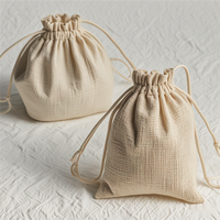 Sac en toile de jute avec impression de logo personnalisé sac d'emballage à cordon café cacao alimentaire cadeau de Noël pochette en lin de jute