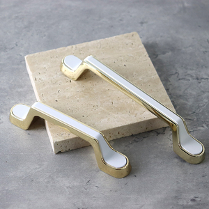 Style européen blanc laiton doré classique meubles tiroir placard tirer boutons <span class=keywords><strong>cuisine</strong></span> armoire poignée - Product Image 5