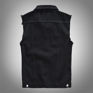 Primavera autunno gilet in Denim da uomo Design Vintage giacche da uomo senza maniche retrò gilet in jeans bottone da uomo - Product Image 2