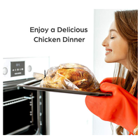 Sac de cuisson de dinde rôtie sans BPA de haute qualité micro-ondes grands sacs de poulet au four en nylon