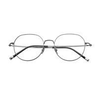 Lunettes optiques en titane montures de lunettes avec logo personnalisé pour hommes vente en gros en usine