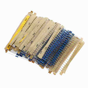 1460 Pieces 73 Types Resistance Values 20 Pieces Each 1/4W Metal Film <strong>Resistor</strong> Pack Five-color Ring <strong>Through</strong>-hole Component Pack - Product Image 1
