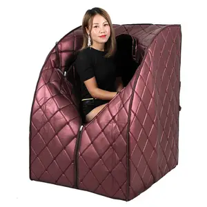 Sıcak satış yüksek kalite uzak kızılötesi kuru Sauna odası taşınabilir Sauna çadır 1 kişi kapalı bilgisayar kontrol paneli Modern N/A
