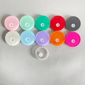 Tapas de Repuesto de Plástico Acrílico PP, Libres de BPA, Resistentes a la Humedad, con Logotipo Personalizado, Coloridas, para Latas de Vidrio de 16 oz - Product Image 2