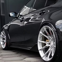 Rines de Aleación Forjados en Plata Brillante, Cóncavos Profundos, 5x114.3, 5x120, 5x112, 18, 19, 20, 21, 22 Pulgadas, para Autos de Carreras, BMW, Audi, Mustang, Benz