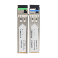 Módulo de Fibra Óptica Monomodo POE Melontel MT-SF2035 SFP 1.25Gb/s con Conector LC de Aleación de Aluminio 4G/WiFi/3G/GSM/GPRS CE RoHS 1310/1550nm