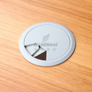 Round Cable Box Cover Abs Plastic 50 53 60mm Detachable Dustproof For <b>Computer</b> Desks - Product Image 1